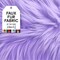FabricLA | Shaggy Faux Fur | Fabric by The Yard | 36" X 60" Inch Wide | Craft Furry Fabric | Sewing, Apparel, Rugs, Pillows & More | Faux Fluffy Fabric | Lavender, 1 Yard